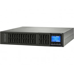 UPS RACK 19" POWERWALKER ON-LINE 6000VA, ZŁĄCZE TERMINALOWE IN/OUT, 2U + BATERIE 2U LCD