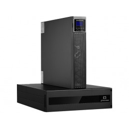 UPS RACK 19" POWERWALKER ON-LINE 6000VA RTG PF1, 2X IEC OUT + TERMINAL, USB/RS-232, LCD + BATERIE