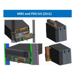 UPS RACK 19" POWERWALKER ON-LINE 6000VA RTG PF1, 2X IEC OUT + TERMINAL, USB/RS-232, LCD + BATERIE