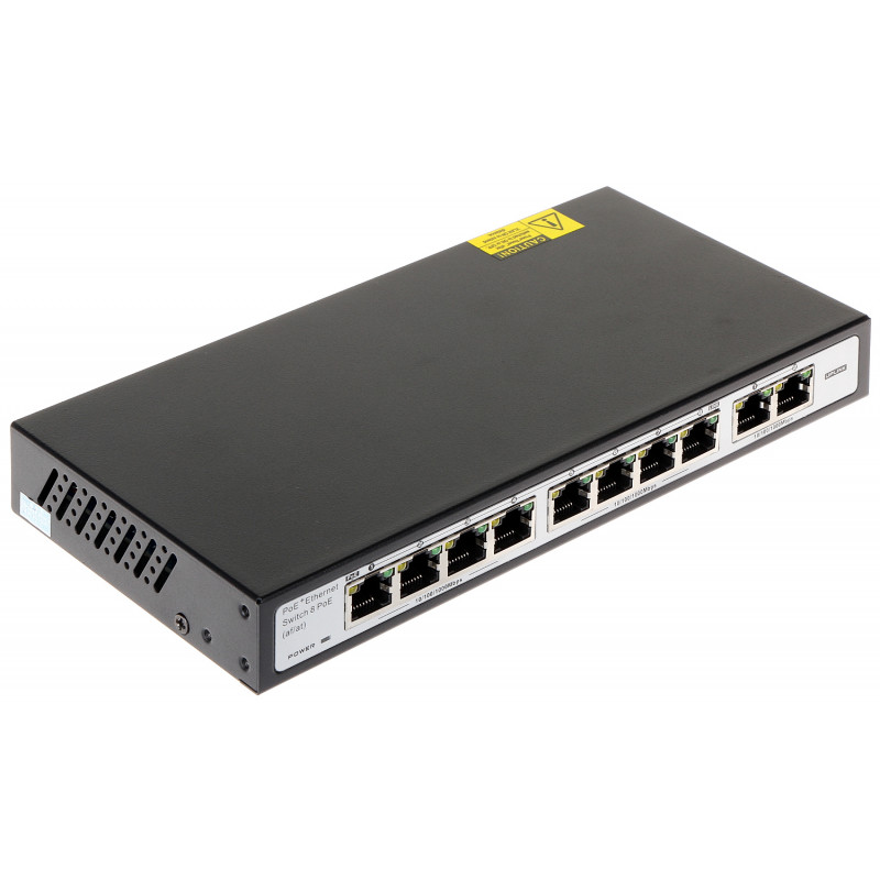 Switch PoE GTS-C1-10-8G2G 10-PORTOWY