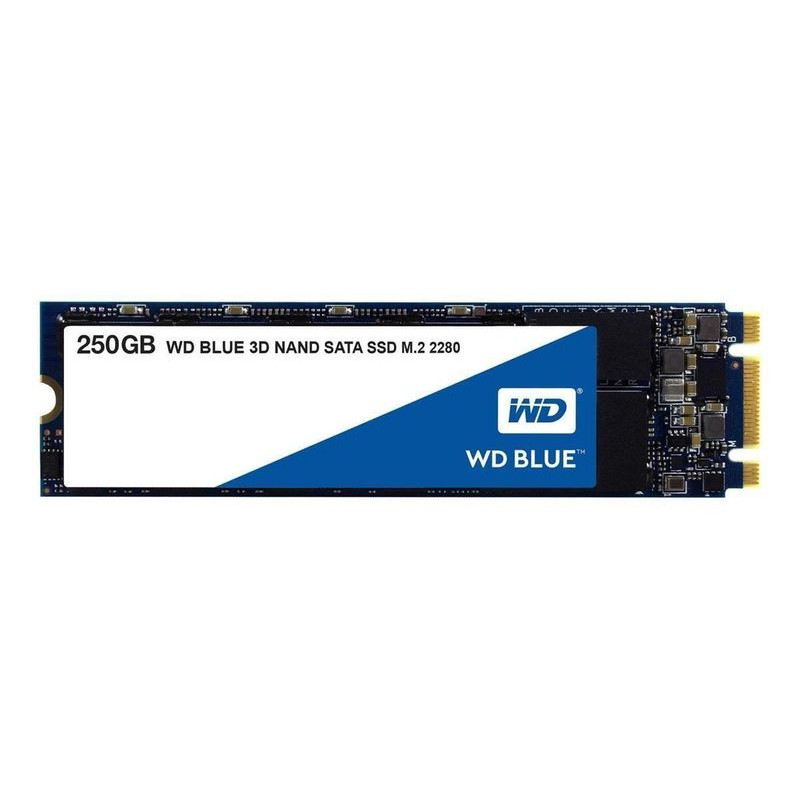 Dysk SSD WD Blue 250GB M.2 2280 (550/525 MB/s) WDS250G2B0B 3D NAND