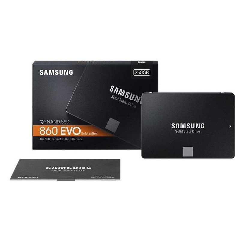 Dysk SSD Samsung 860 EVO 250GB 2,5” SATA3 (550/520)  MZ-76E250B/EU