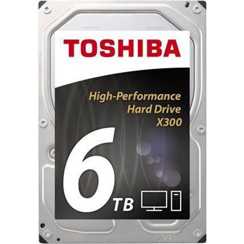 Dysk Toshiba X300 HDWE160UZSVA 3,5" 6TB SATA 7200 128MB BULK