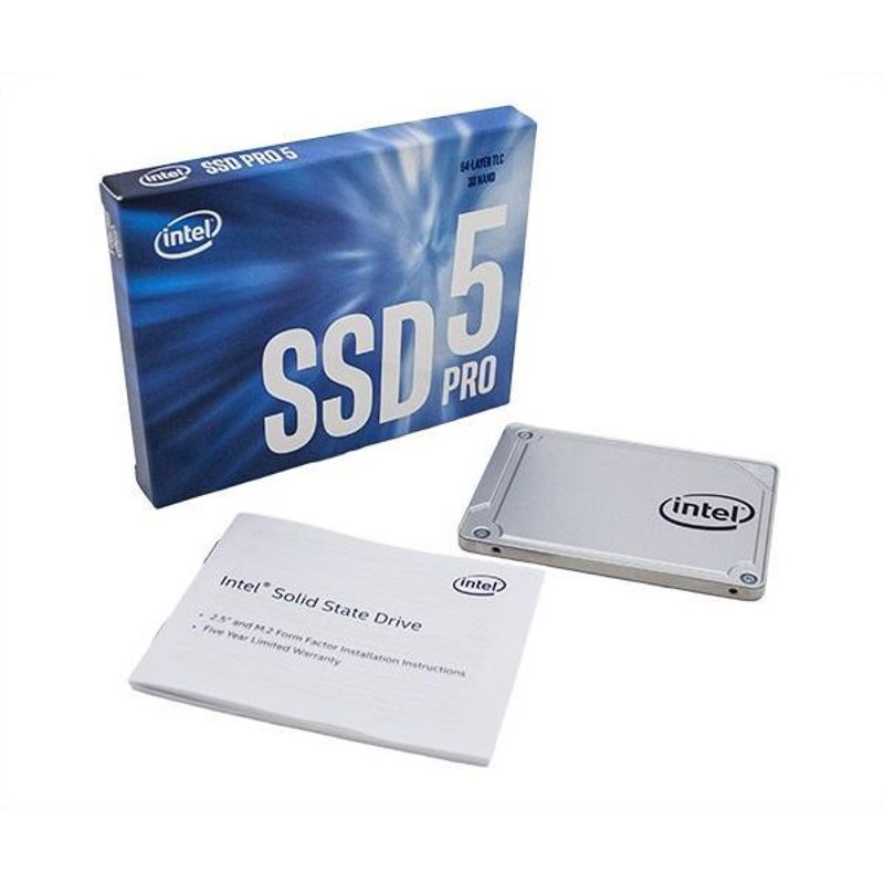 Dysk SSD Intel 5450s Pro Series 256GB SATA3 2,5" (550/500 MB/s) 3D TLC, 7mm, AES 256 bit