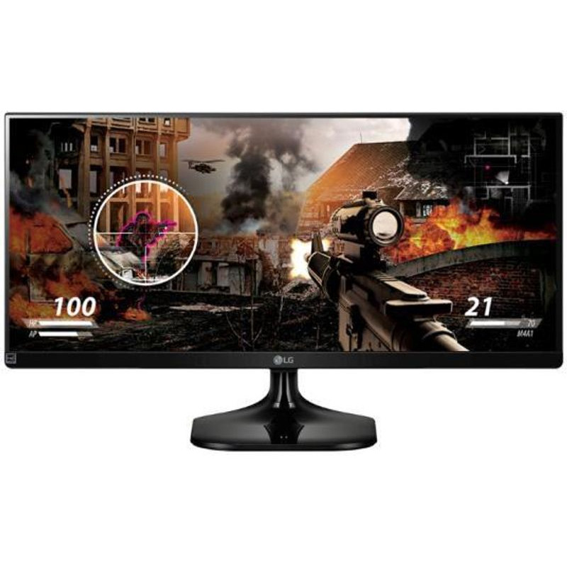 Monitor LG 25" 25UM58-P IPS 2xHDMI 21:9 black