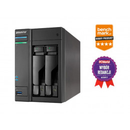 SIECIOWY SERWER PLIKÓW NAS ASUSTOR AS6202T 2-DYSKOWY TOWER
