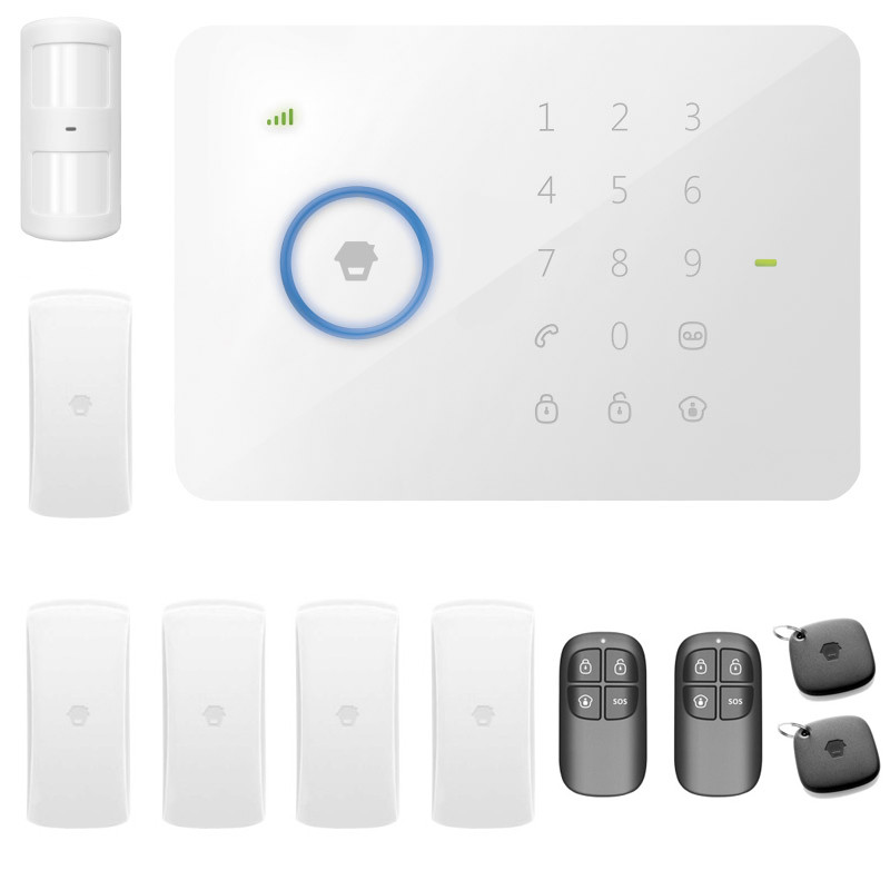 CHUANGO G5 BEZPRZEWODOWY ALARM  GSM 3 KONTAKTRONY