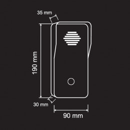 Domofon Jednorodzinny GSM BENINCA-GSM-UNO