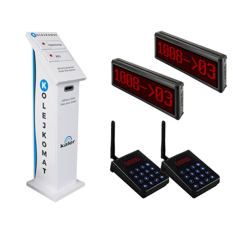 SYSTEM KOLEJKOWY Z BILETAMI - 2 STANOWISKA