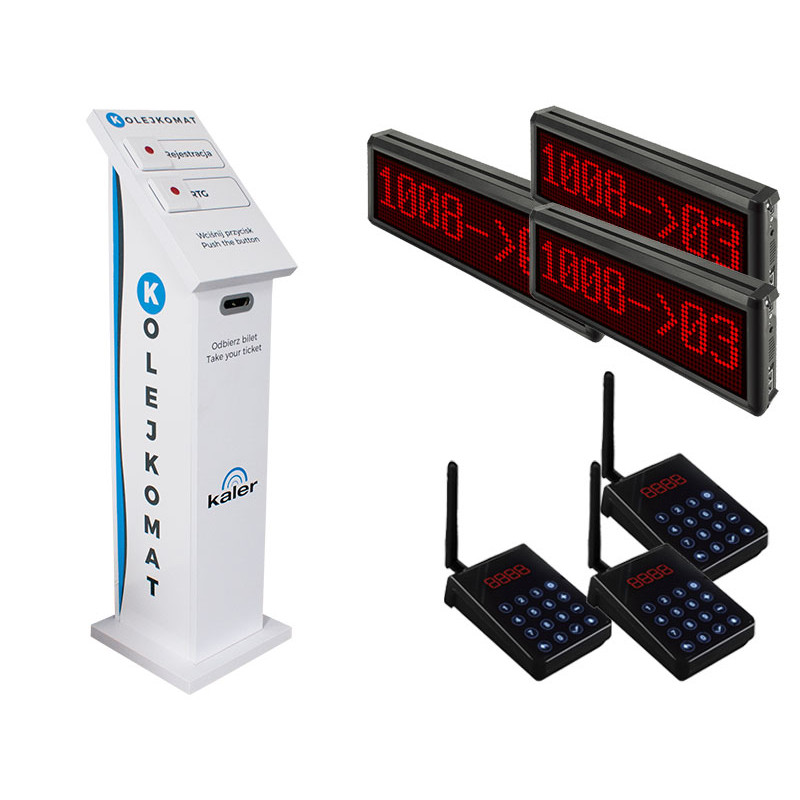 SYSTEM KOLEJKOWY Z BILETAMI - 3 STANOWISKA