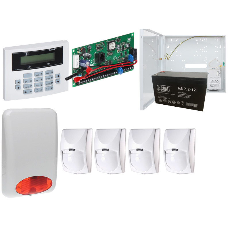 ALARM SATEL CA-5 SATEL MANIPULATOR LCD 4 CZUJNIKI