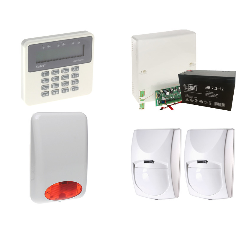 ALARM GSM SATEL PERFECTA 2 CZUJKI SYGNALIZATOR 