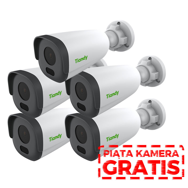 Kamery sieciowe  IP TIANDY TC-NCL214C 2Mpix  - 5 kamera GRATIS
