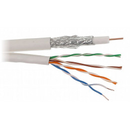 PRZEWÓD ZESPOLONY RG-6+UTP/150