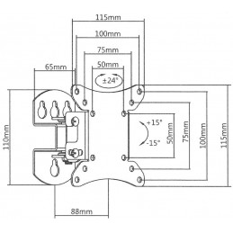 UCHWYT MONITORA BRATECK-LCD-501N