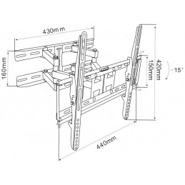 UCHWYT MONITORA NS-118