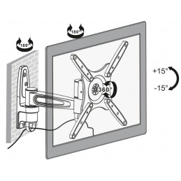 UCHWYT MONITORA BRATECK-LCD-142A