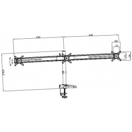 UCHWYT BIURKOWY MONITORÓW BL103 DAHUA
