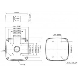 UCHWYT KAMERY PFA121-BLACK-V2 DAHUA