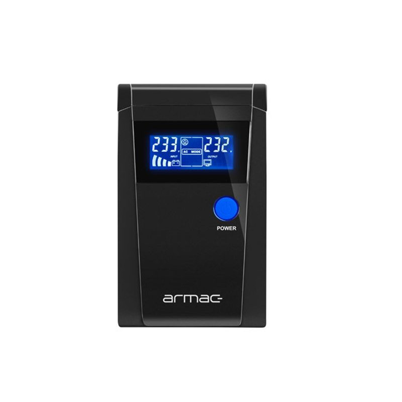 UPS ARMAC PURE SINE WAVE OFFICE LINE-INTERACTIVE 850VA LCD 2X 230V PL METALOWA OBUDOWA