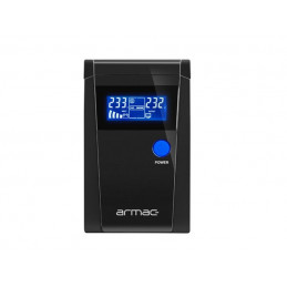 UPS ARMAC PURE SINE WAVE OFFICE LINE-INTERACTIVE 650VA LCD 2 230V PL METALOWA OBUDOWA