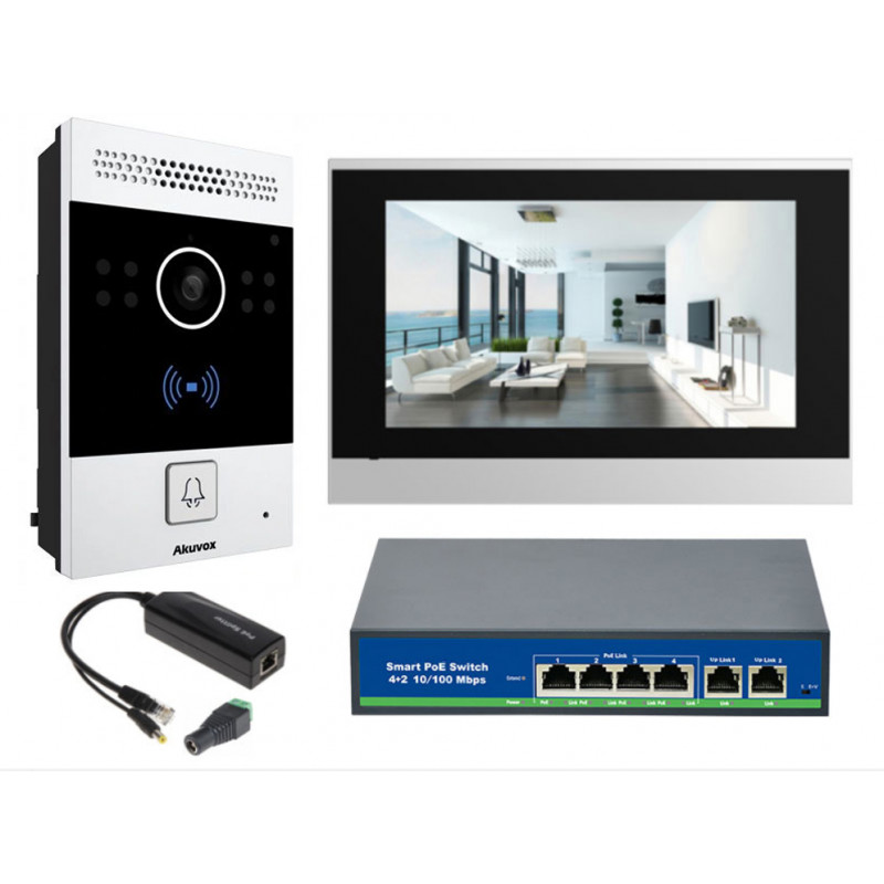 AKUVOX ZESTAW WIDEODOMOFONOWY JEDNORODZINNY SIP