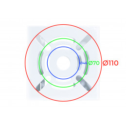 UCHWYT UNIWERSALNY NA SŁUP DO KAMER L