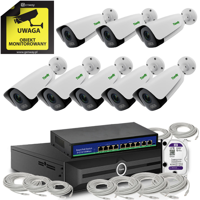 Zestaw 5Mpx 8 x TC-C35LS + Rejestrator TC-R3120