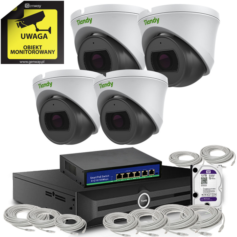 Zestaw 5Mpx 4 x TC-C35SS + Rejestrator TC-R3120