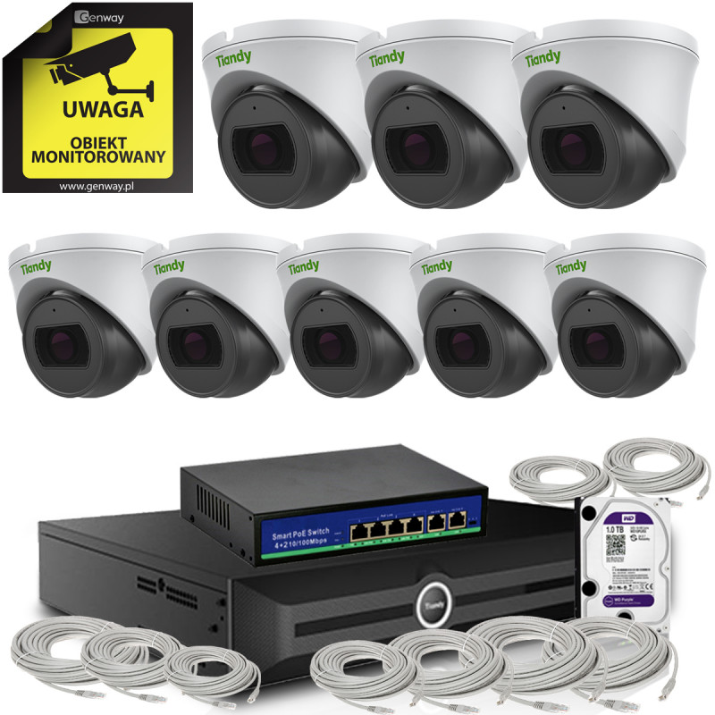 Zestaw 5Mpx 8 x TC-C35SS + Rejestrator TC-R3120