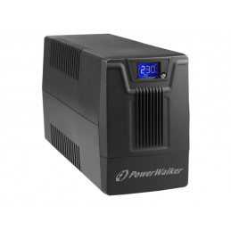 UPS POWERWALKER LINE-INTERACTIVE 800VA SCL 2X PL 230V, RJ11/45 IN/OUT, USB, LCD