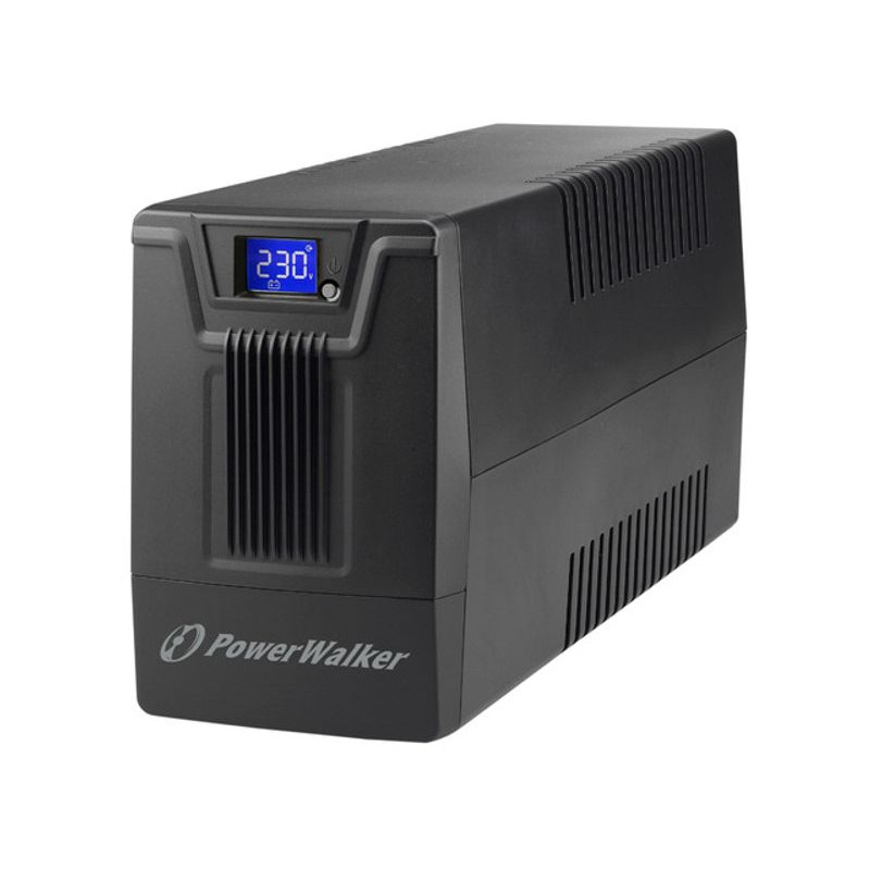 UPS POWERWALKER LINE-INTERACTIVE 600VA SCL 2XSCHUKO 230V, RJ11/45 IN/OUT, USB, LCD