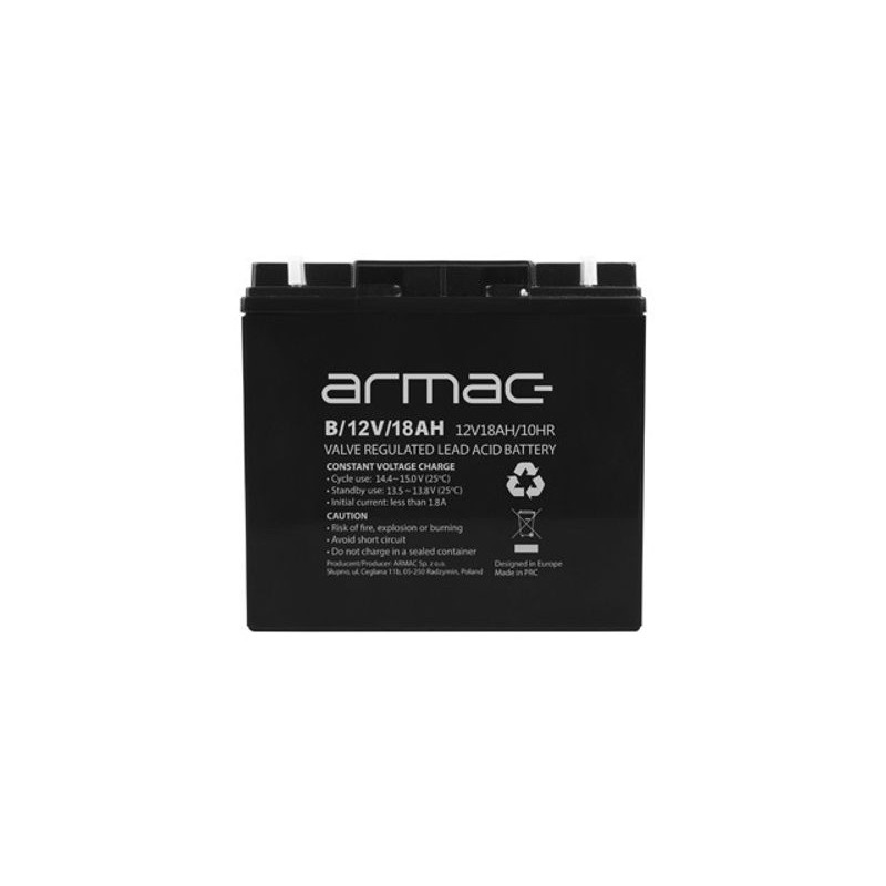 AKUMULATOR ŻELOWY DO UPS 12V/18AH UNIWERSALNY ARMAC