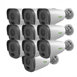Zestaw 10 kamer sieciowych IP Tiandy TC-NCL214C 2Mpix