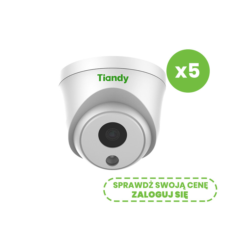 Zestaw 5 kamer sieciowych IP TC-C32HN-M w metalowej obudowie