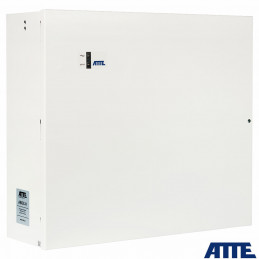 Zestaw buforowy do 17 kamer IP, w obudowie wewnętrznej ABOX-H (2x AKU 18Ah + NVR), zasilacz 144W (2x 72W), switch PoE 18 portow