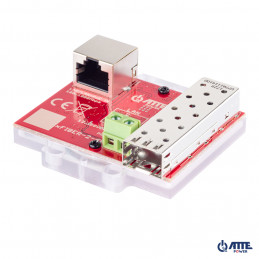 Gigabitowy media konwerter Ethernet - SFP, możliwość zasilania z PoE 802.3af lub PASSIVE. 1x LAN 10/100/1000 Mbps oraz 1x SFP