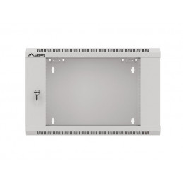 SZAFA INSTALACYJNA RACK WISZĄCA 19" 6U 570X450 SZYBKI MONTAŻ SZARA LANBERG (FLAT PACK)