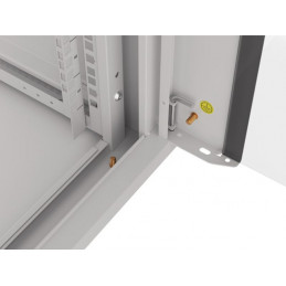 SZAFA INSTALACYJNA RACK WISZĄCA 19" 6U 570X450 SZYBKI MONTAŻ SZARA LANBERG (FLAT PACK)