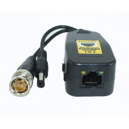 WIDEO BALUN RJ45 Z ZASILANIEM - KOMPLET