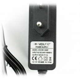 ZASILACZ STABILIZOWANY TYPU DESKTOP 12V 1A Vidiline VIDI-ZW-1000E