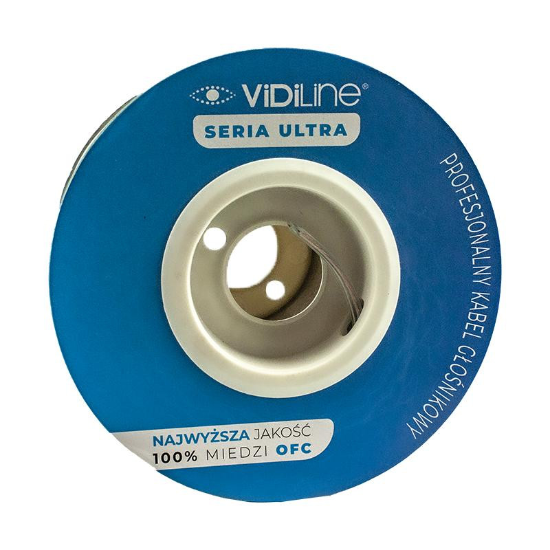 Kabel głośnikowy Vidiline 2 x 1,5mm miedź OFC 100m Ultra